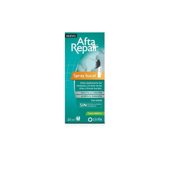 AFTA REPAIR SPRAY BUCAL 1 ENVASE 20 ML SABOR MENTA