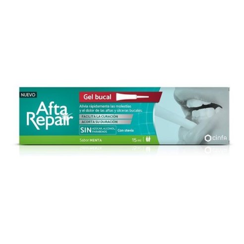 AFTA REPAIR GEL BUCAL SABOR MENTA 15 ml