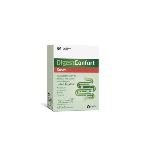 NS DIGESTCONFORT GASES 60 COMPRIMIDOS