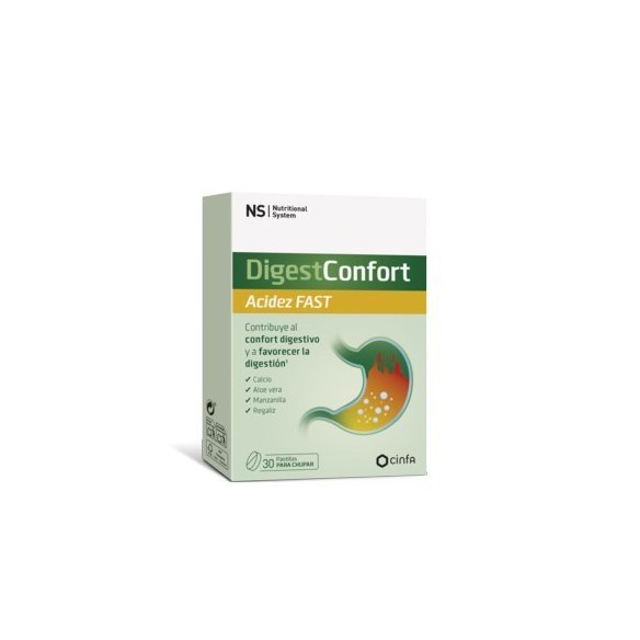 NS DIGESTCONFORT ACIDEZ 30 COMPRIMIDOS PARA CHUP
