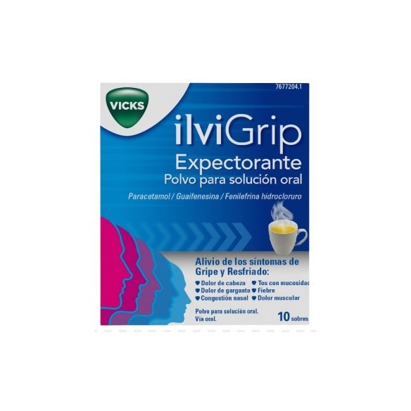 ILVIGRIP EXPECTORANTE 10 SOBRES POLVO PARA SOLUCION ORAL