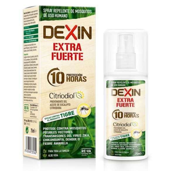 DEXIN EXTRA FUERTE SPRAY REPELENTE DE INSECTOS 75 ML