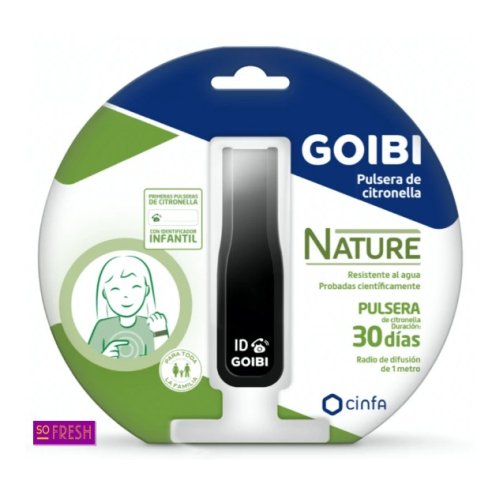 GOIBI PULSERA NEGRA CITRONELLA NATURE 1 UD