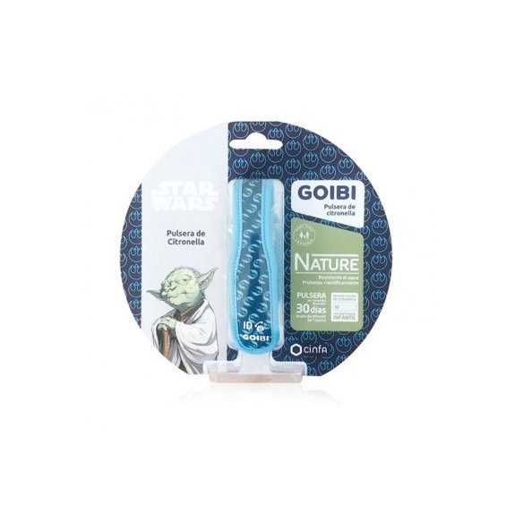 GOIBI PULSERA STAR WARS YODA DE CITRONELLA NATURE 1 UD