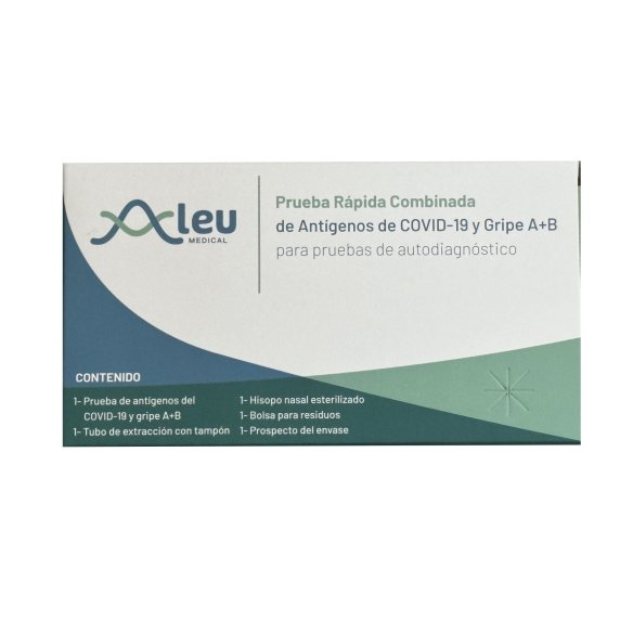 TEST NASAL COMBINADO AUTODIAGNOSTICO ANTIGENOS SARS-COV-2 Y GRIPE A/B SAFECARE BIOTECH ALEU MEDICAL