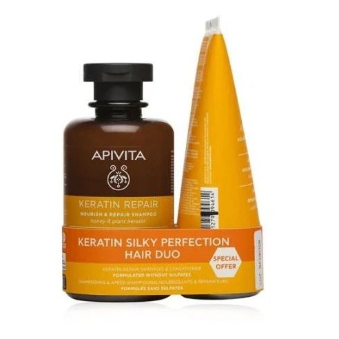 APIVITA HAIR CHAMPU KERATIN  ACONDI PACK