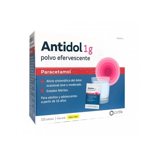 ANTIDOL 1 G 10 SOBRES POLVO EFERVESCENTE