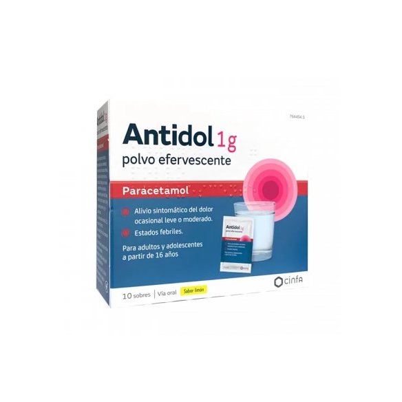ANTIDOL 1 G 10 SOBRES POLVO EFERVESCENTE