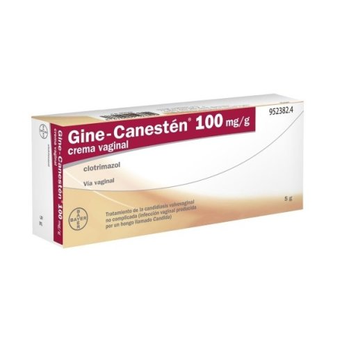 GINE-CANESTEN 100 MG/G CREMA VAGINAL 1 TUBO 5 G