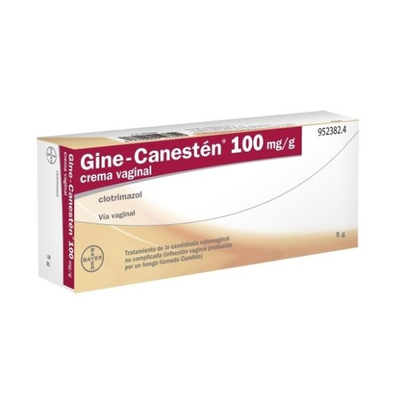 GINE-CANESTEN 100 MG/G CREMA VAGINAL 1 TUBO 5 G