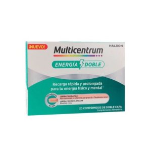 Multicentrum energia doble 20 comprimidos de doble capa