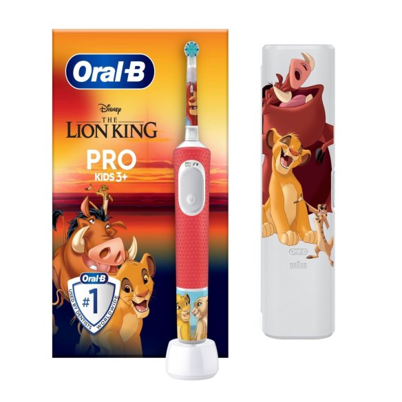 Cepillo eléctrico Oral B Pro Kids 3 El Rey León edición especial estuche de viaje exclusio
