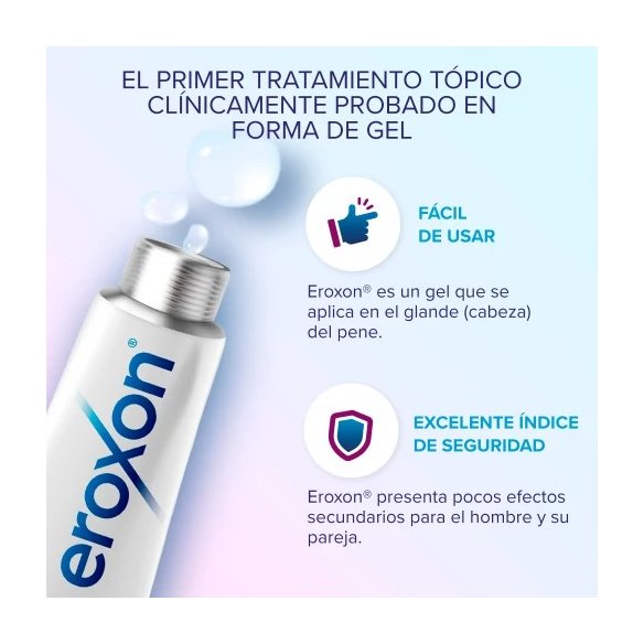 EROXON STIMEGEL GEL PARA LA DISFUNCIÓN ERÉCTIL x 4 tubos monodosis