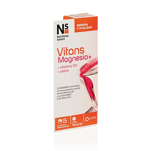 Ns Vitans Magnesio15 comprimidos efervescentes