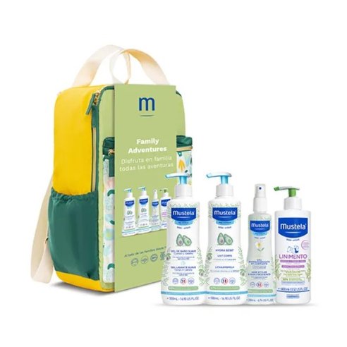 Mustela family Adventures Mochila Pastel