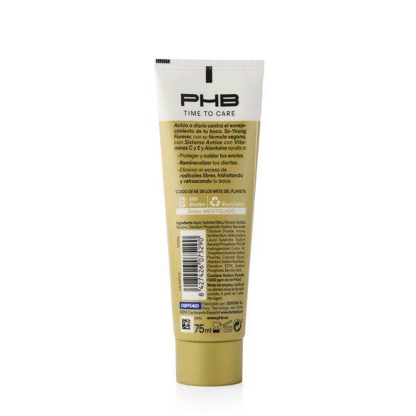 PHB Time To Care So-Young Forever SISTEMA ANTIOX sabor mentolado 75 ml