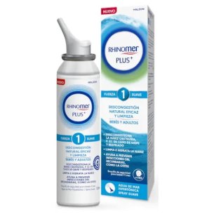 RHINOMER PLUS Fuerza 1 suave agua de mar hipertónica 125 ml