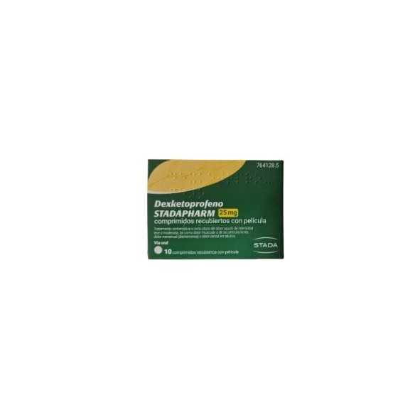 Dexketoprofeno STADAPHARM 25 mg comprimidos recubiertos con película