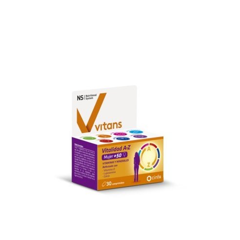 NS Vitans Vitalidad A-Z Mujer 50 30 comprimidos