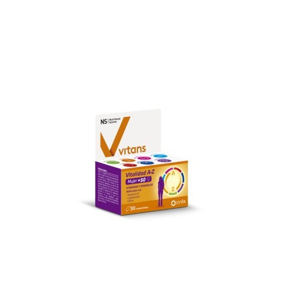 NS Vitans Vitalidad A-Z Mujer 50 30 comprimidos