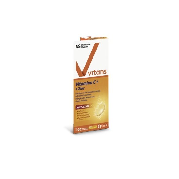NS VITANS VITAMINA C 20 COMPRIMIDOS EFERVESCENTES