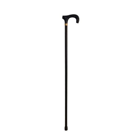 Muletilla madera negro puño derby 92 cm