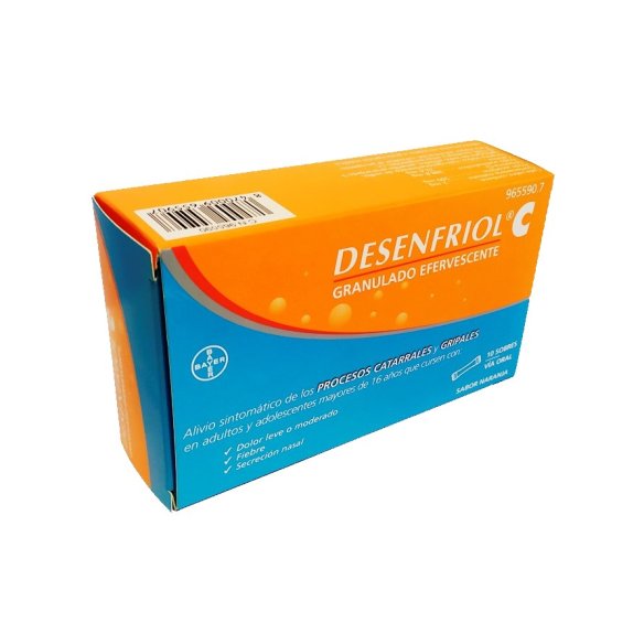 Desenfriol C granulado efervescente 10 sobres vía oral