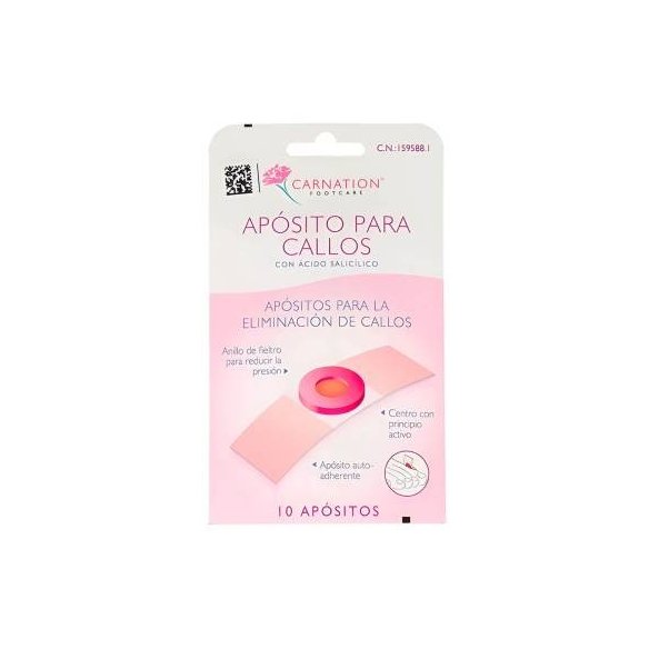 APÓSITO PARA CALLOS con ácido salicílico 10 unidades