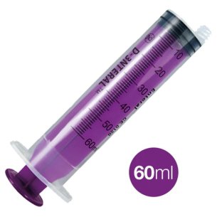 Jeringa para alimentacion enteral 60 ml