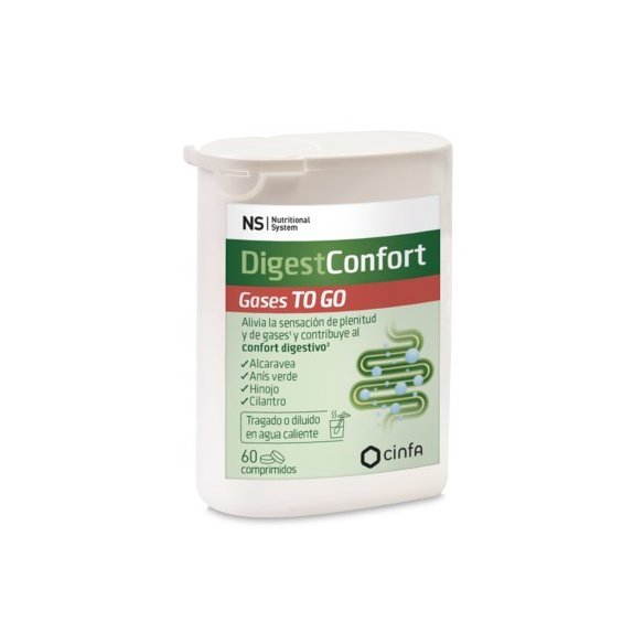 NS DIGESTCONFORT GASES TO GO 60 comprimidos