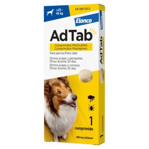 AdTab® para perros de  22kg - 45kg 1 comprimido masticable