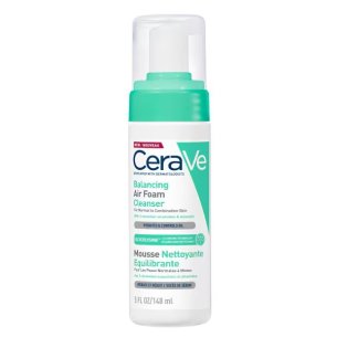 Cerave limpiador air foam reequilibrante para pieles...