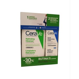 Cerave pack -30 dto limpieza rutina piel seca/normal