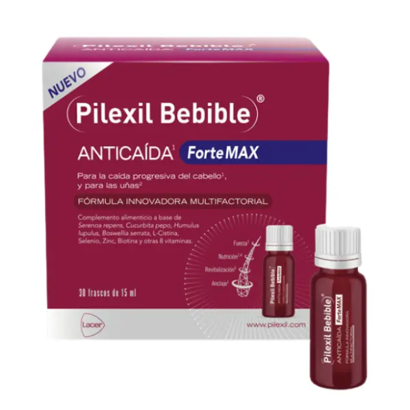 PILEXIL BEBIBLE ANTICAIDA FORTEMAX 30 FRASCOS DE15 ML