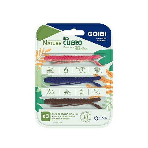 GOIBI PULS CITRON ECO CUERO TRENZ 3 unidades