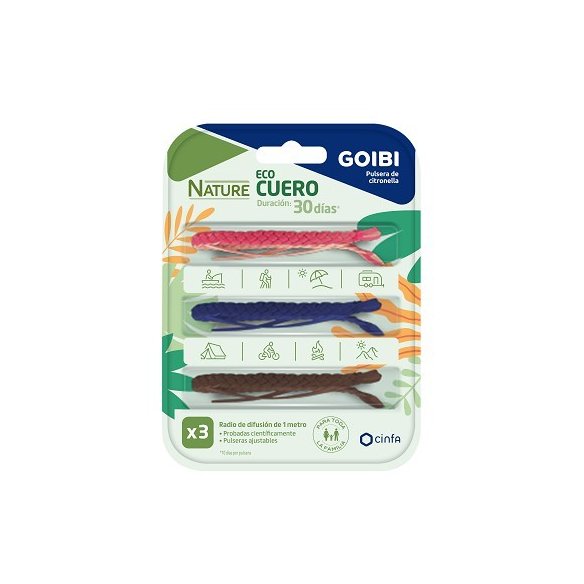 GOIBI PULS CITRON ECO CUERO TRENZ 3 unidades