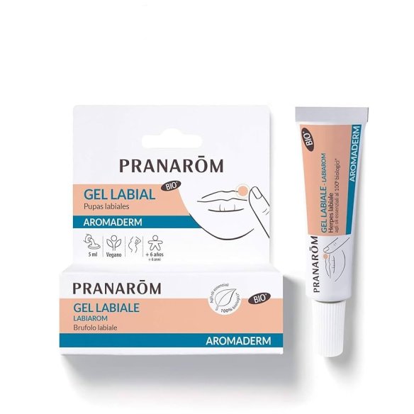 PRANAROM AROMADER GEL LABIAL LABIAROM PARA PUPAS LABIALES 5 G