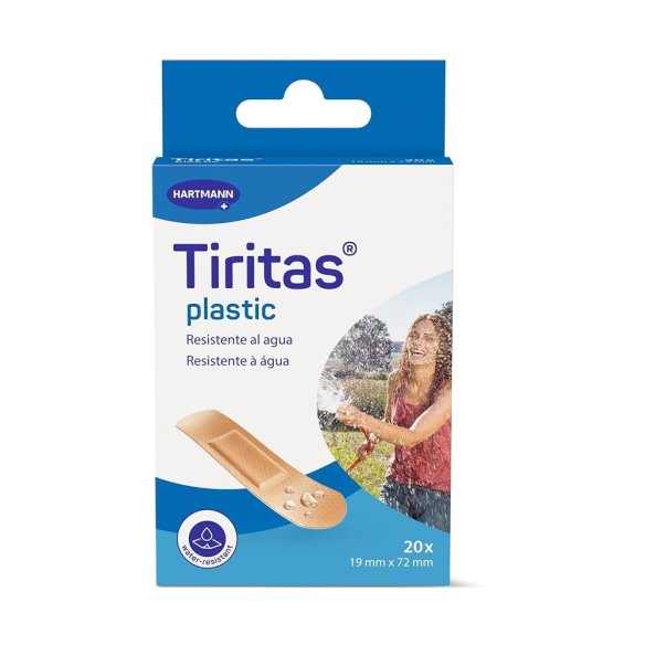 TIRITAS PLASTICO 20 U 1 TAMAÑO