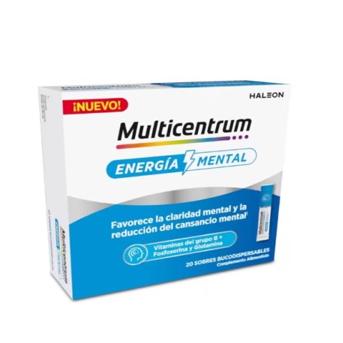 Multicentrum energía mental 20 sobres...