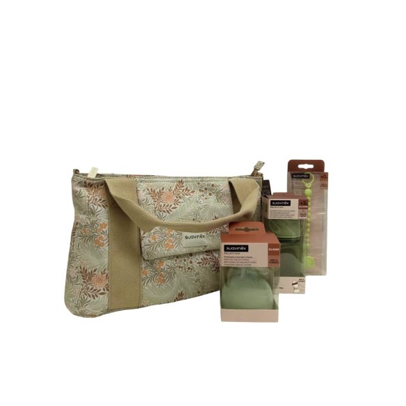 SUAVINEX Bolso paseo panera estampado flores