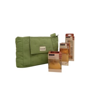 SUAVINEX Bolso paseo panera estampado verde
