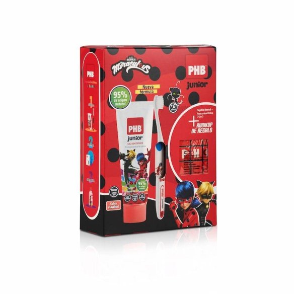 PHB JUNIOR Cepillo plus  Gel Lady Bug 75ml  Regalo