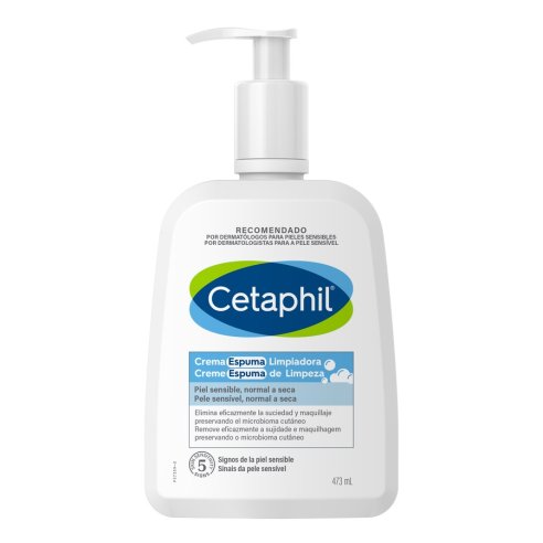 Cetaphil Crema espuma limpiadora 473 ml