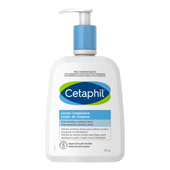 CETAPHIL LOCION LIMPIADORA 473 ML  REGALO CREMA HIDRATANTE