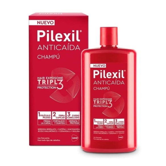 Pilexil ANTICAÍDA CHAMPÚ HAIR EXPOSOME TRIPLE PROTECTION 450 ml