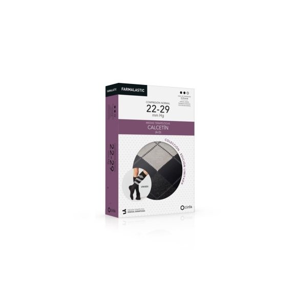 Farmalastic Compresión Normal 22-29 mmHg Calcetín (A-D) Colección azul rombos talla G