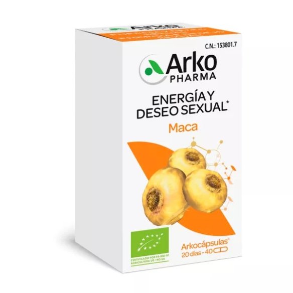 Arkocápsulas® Maca BIO 40 cápsulas