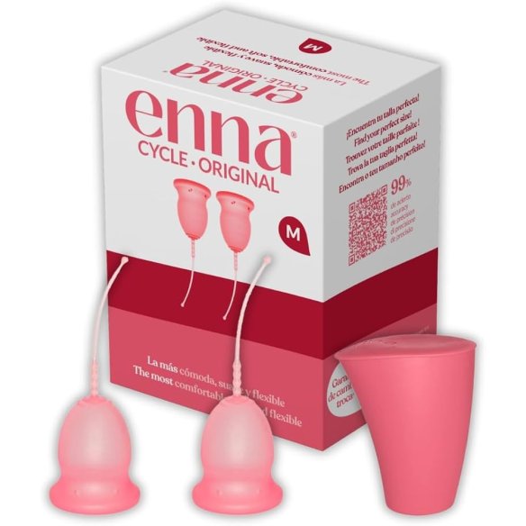 ENNA CYCLE ORIGINAL COPA MENSTRUAL Talla M x 2 copas menstruales