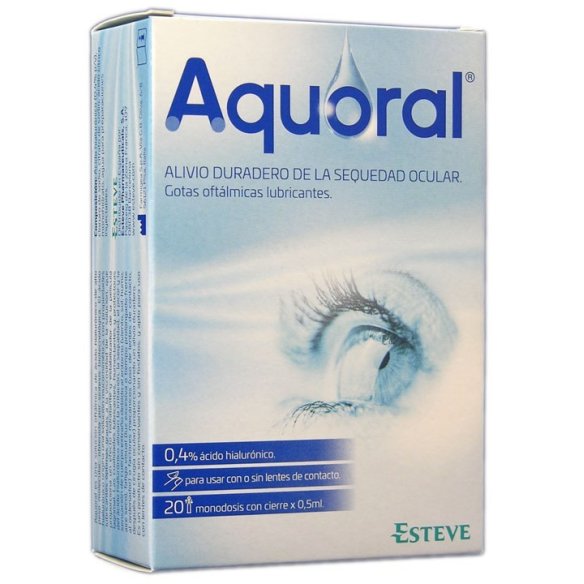 AQUORAL 0,5ML 20 UNIDADES