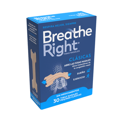 TIRAS NASAL 30U PEQUEÑA-MEDIANA BREATHE RIGHT...